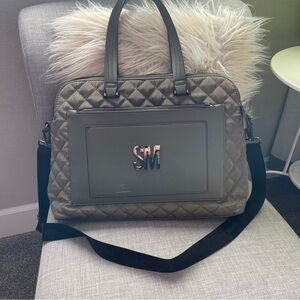 STEVE MADDEN Olive Green Messenger Business Laptop Cross-body bag